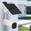 Pannello solare Nivian NV-SOLAR5V-9W 9W per telecamere di sicurezza IP Connettore USB-C