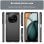 Max Power Digital Capa de Silicone Anti-Choque em Fibra de Carbono Preta para Xiaomi Redmi A3 / Poco C61