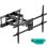 Onkron M10-B Support mural inclinable/pivotant pour TV 42"-120" jusqu'à 100Kg VESA 1000x600 Noir