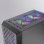 Mars Gaming MC-GEO ATX Boitier Gaming 4x Ventilateurs FRGB 12cm Avant Mesh Verre Trempé Noir