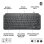Logitech Pack MX Keys Mini Teclado Sem Fios Bluetooth + Logitech MX Anywhere 3S Rato Bluetooth