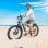 Shengmilo S600-12 Bicicleta Eléctrica Para Adultos 48V 17.5Ah con Neumático Ancho 2000W 45km/h Gris