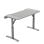 Mars Gaming MGD-ERGO120 höhenverstellbarer Tisch, 3 Positionen, ergonomische Matte, 120 x 60 cm, Weiß