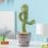 Innovagoods Cactus Bailarín Y Parlanchín Recargable Con Música Y Led Multicolor Cacxi