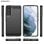 Max Power Digital Carbon Fiber Hülle für Samsung Galaxy S22 Stoßfestes schwarzes Silikon-Handy