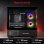 Tempest Compact Lumina ARGB M-ATX Verre Trempé USB 3.0 Noir
