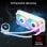 Tempest Iceflow Refrigeración Líquida 240 ARGB Kit Liquid Cooler Blanca