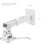 Onkron K3A-W Soporte Proyector Techo Inclinable y Giratorio Máx 10Kg Blanco