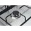 Vitrokitchen EN640LIB Placa de Gas Butano 4 Zonas 60cm Acero Inoxidable