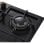 Vitrokitchen EN63RB Encimera de Gas Butano 4 Zonas 60cm Antracita