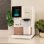 Cecotec Cremmaet Compactccino Cafetière compacte super-automatique 19 barres Réservoir à lait blanc/rose