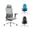Newskill Nue Silla Gaming Ergonómica Malla Transpirable con Soporte Lumbar Gris