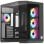 Nfortec Pulsar ARGB Semi Torre ATX  con Doble Cristal Templado 4 Ventiladores Backrouting Negra