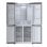 Cecotec Bolero CoolMarket 4D 436 Inox Frigorífico Americano de 4 Puertas Clase E Acero Inoxidable