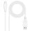 Nanocable Cable USB 2.0 USB-C Macho a USB-A Macho 3m Blanco