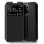 Custodia Flip Cover nera semplice e alla moda per Honor 200 5G