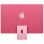 Apple iMac Apple M M4 59,7 cm (23.5") 4480 x 2520 Pixel PC All-in-one 16 GB 256 GB SSD macOS Sequoia Wi-Fi 6E (802.11ax) Rosa