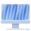 iMac da 24 pollici con display Retina 4,5K: chip Apple M4 con CPU a 10 core e GPU a 10 core, SSD da 16 GB, 512 GB - Blu