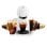 Krups Nescafé Dolce Gusto Piccolo XS KP1A31P16 Cafetera de Cápsulas Multibebida 15 Bares Blanca