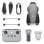 DJI Air 3s RC-N3 4 Rotoren Quadrocopter 50 MP 3840 x 2160 Pixel 4276 mAh Grau