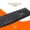 Ensemble clavier et souris sans fil PcCom Essential MK20 avec copilote noir