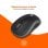 Ensemble clavier et souris sans fil PcCom Essential MK20 avec copilote noir