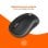 Mouse wireless PcCom Essential M20 1000DPI grigio