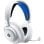 Casque Steelseries Arctis Nova 7P sans fil Bluetooth Gaming avec annulation de bruit IA blanc et bleu