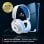 Casque Steelseries Arctis Nova 7P sans fil Bluetooth Gaming avec annulation de bruit IA blanc et bleu