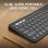 Logitech Pebble Keys 2 K380s Teclado Sem Fios Bluetooth Grafite Francês