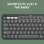 Logitech Pebble Keys 2 K380s Teclado Sem Fios Bluetooth Grafite Francês