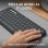 Logitech Pebble Keys 2 K380s Teclado Sem Fios Bluetooth Grafite Francês