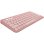 Logitech Pebble Keys 2 K380s clavier Universel RF sans fil + Bluetooth AZERTY Français Rose