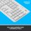 Logitech MK295 Silent Wireless Combo Teclado Ratón Oficina RF inalámbrico Teclado Francés Blanco