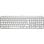 Logitech MX Keys S clavier Universel RF sans fil + Bluetooth AZERTY Français Aluminium, Blanc
