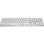 Logitech MX Keys S clavier Universel RF sans fil + Bluetooth AZERTY Français Aluminium, Blanc