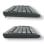 MCL Samar ACK-301W/N – Klavier – Sans Fil – 2,4 GHz – AZERTY – Französisch – Schwarz