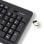 MCL Samar ACK-301W/N – Klavier – Sans Fil – 2,4 GHz – AZERTY – Französisch – Schwarz