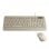 PromotionalPrice MCL - Ensemble clavier et souris - bioplastique - AZERTY - Français - beige terrazzo