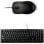 Clavier Port Designs 900900 à membrane AZERTY USB avec souris incluse noir