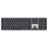 Apple Magic Keyboard Teclado Universal USB + Bluetooth Teclado Inglés Plata, Negro
