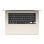 Portátil Apple MacBook Air M3 16GB 256GB SSD 15.3" Liquid Retina Starlight Teclado Francés