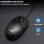 Mouse ottico Bluestork Office 20 USB 1000 DPI Nero