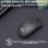 Bluestork Office 100 Kabellose optische Bluetooth-Maus, 3200 DPI, Schwarz