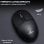Mouse ottico wireless Bluestork Office 25 1600 DPI Nero