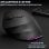 Souris verticale sans fil ergonomique Bluestork Ergo Lumi pour gaucher, RGB, 2400 DPI, noire
