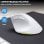 Bluestork Ergo Lumi Ratón Vertical Ergonómico Inalámbrico para Mano Derecha RGB 2400 DPI Blanco