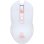 Mouse da gioco wireless RGB G-Lab Kult Helium WL 6400 DPI bianco