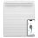 Withings Body Scan Báscula de Baño WiFi con Función de Electrocardiograma Blanca