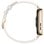 Huawei Watch Fit 3 Reloj Smartwatch AMOLED Dorado con Correa de Cuero Blanca y Naranja